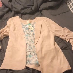 NWT — Skies Are Blue — pale pink blazer